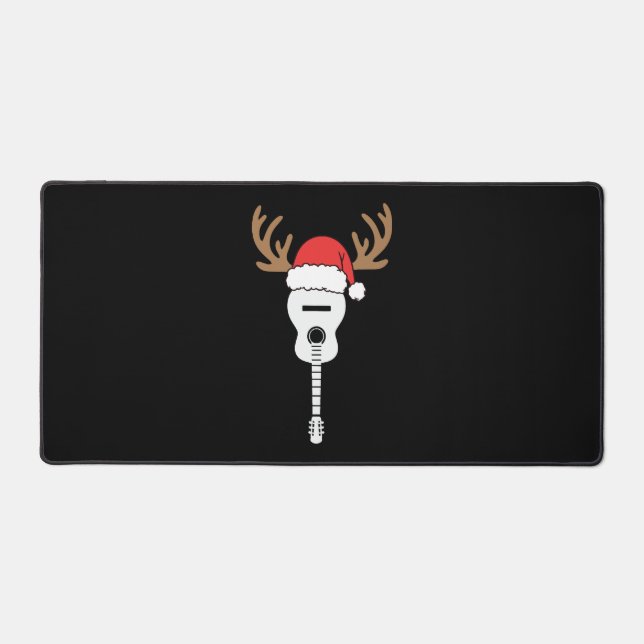 Noël de la guitare Santa Hat Reindeer (Recto)