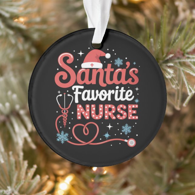 Noël de la infirmière préférée de Santa  (Arbre)