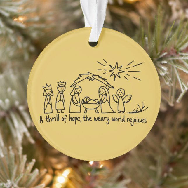 Noël de la Nativité Famille chrétienne appariée  (Arbre)