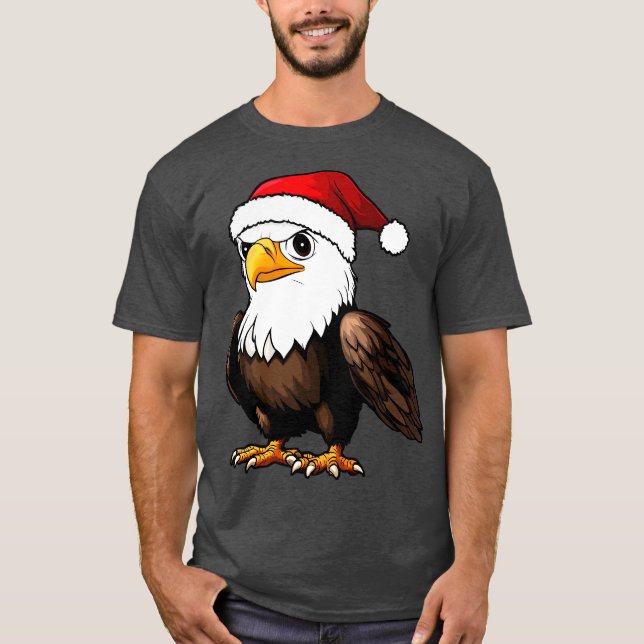 Noël de l'aigle / T-shirt de l'aigle du Père Noël (Devant)