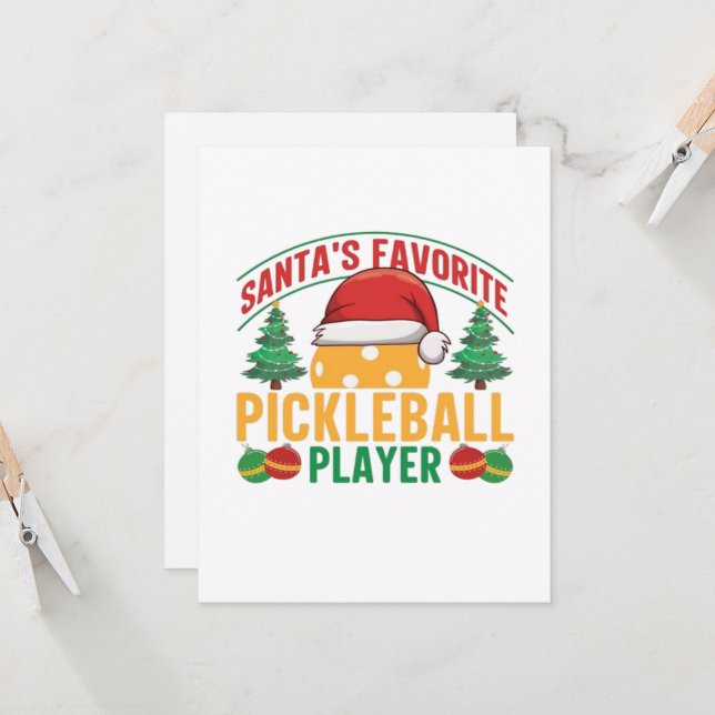 Noël de Pickball (Devant/Arrière en situation)