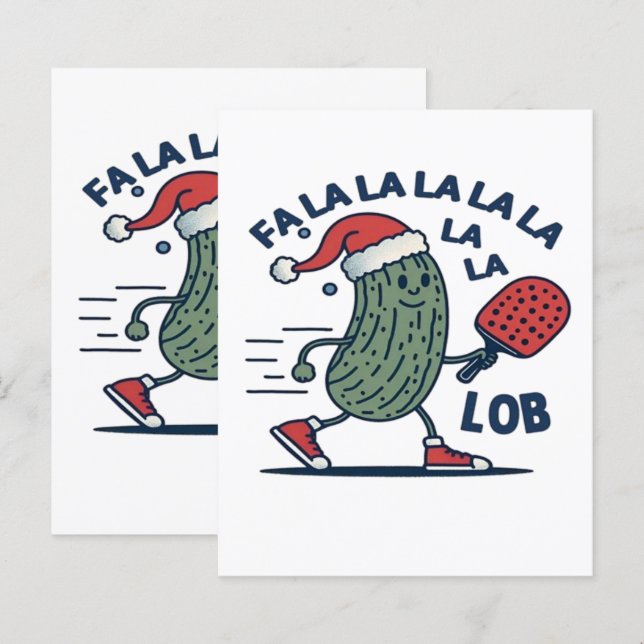 Noël de Pickball (Devant / Derrière)