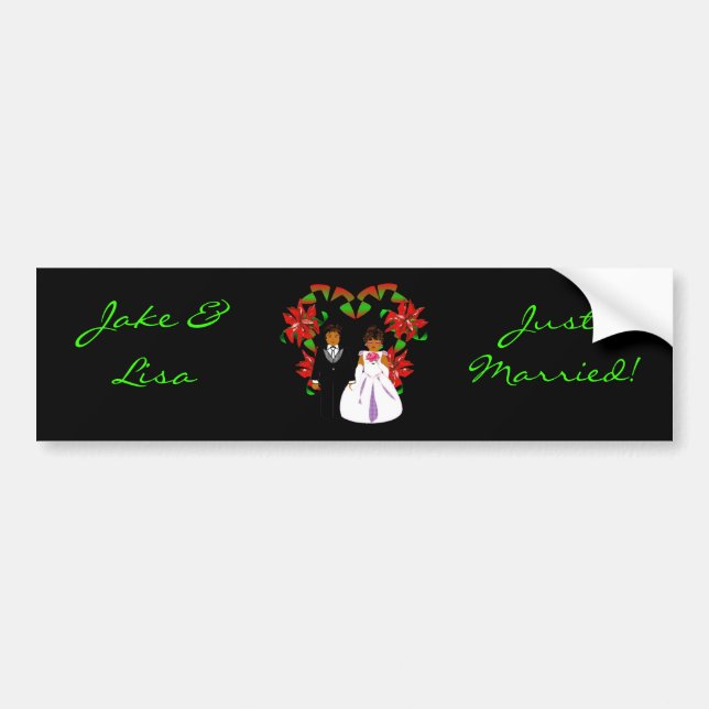 Noël/Décembre Juste Marié I Bumper Sticker (Devant)