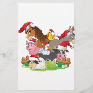 Noël des animaux de ferme