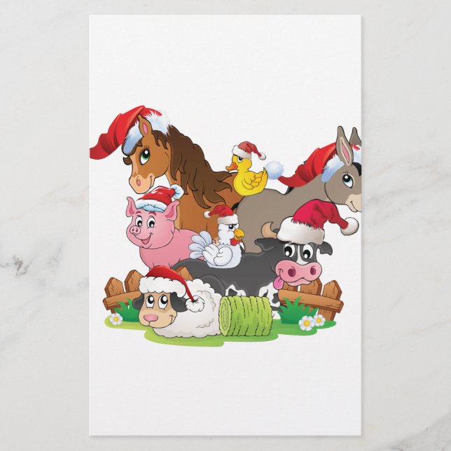 Noël des animaux de ferme (Devant)