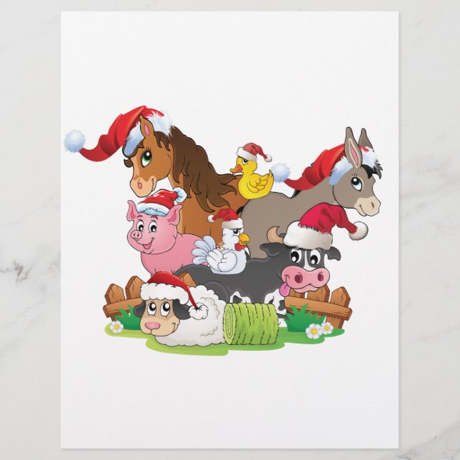 Noël des animaux de ferme (Devant)