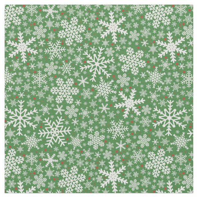 Noël des snowflèches | Tissu de vacances (Fermer)