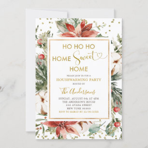 Noël d'hiver Fête de la Ménage Invitation