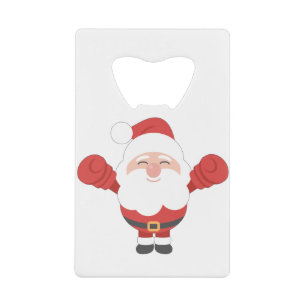 Noël drôle Père Noël de Noël enfermant dans u