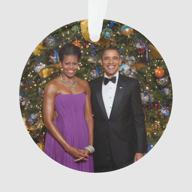 Noël du président Barack Obama et de Michelle (devant)