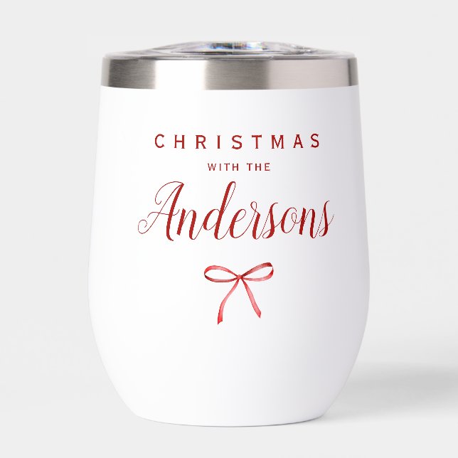 Noël en famille - ruban rouge (Avant)