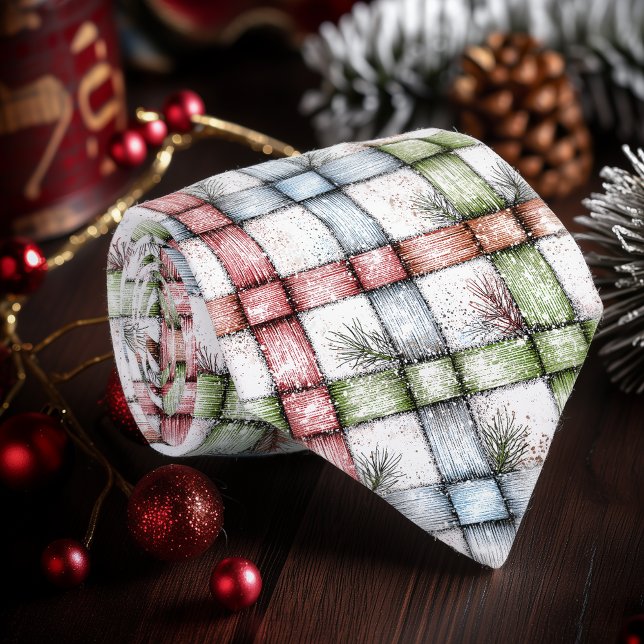 Noël En vichy cravate rustique (Créateur téléchargé)