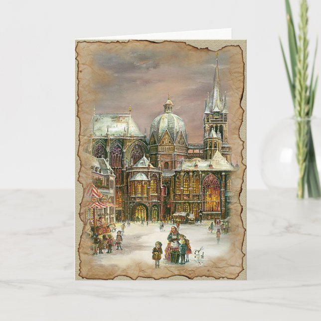Noël en ville - Carte de voeux (Devant)