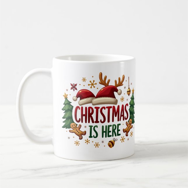 Noël est là, Joyeux Noël Mug (Gauche)