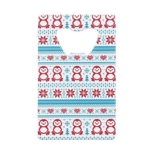 Noël et l'hiver ont tricoté le motif (Devant)