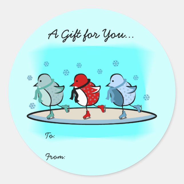 Noël | Étiquettes cadeaux de vacances (Devant)