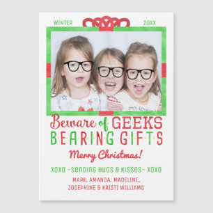 Noël Famille Photo Fêtes Geeks amusantes