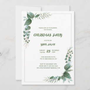 Noël Fête Invitation