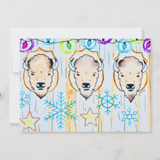 Noël flocon de neige de buffle