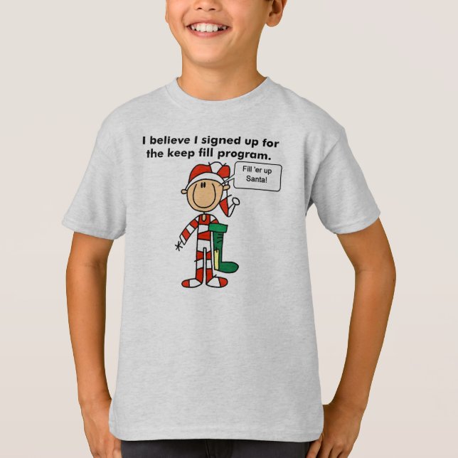 Noël gardent le T-shirt de programme de suffisance (Devant)