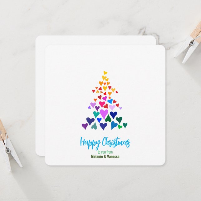 Noël gay minimaliste (Devant/Arrière en situation)