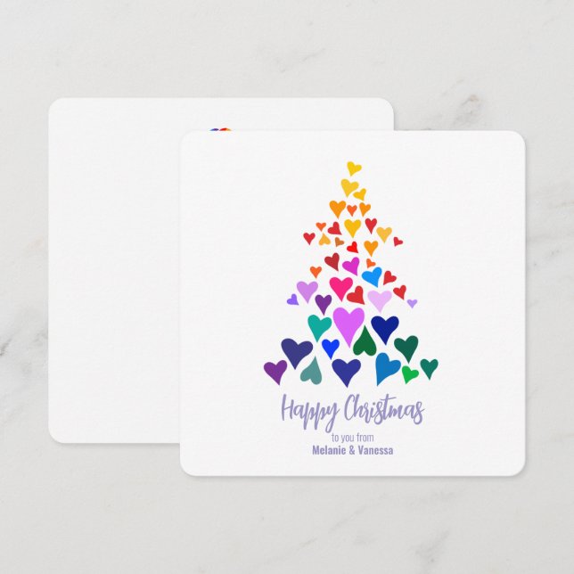 Noël gay minimaliste (Devant / Derrière)