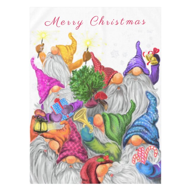 Noël Gnome Party Funny Nappe (Devant)