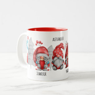 Noël Gnomes Famille amis Mug