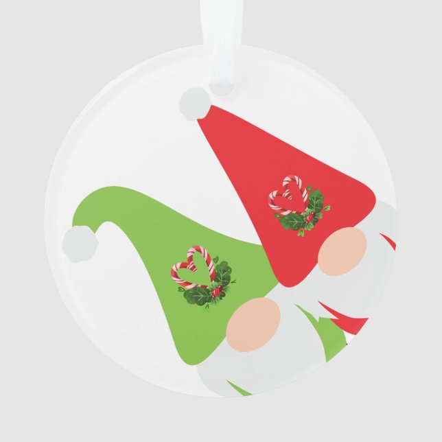 Noël Gnomes Joyeux Fêtes NOM Année Fun (dos)