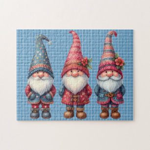 Noël Gnomes Trio Puzzle