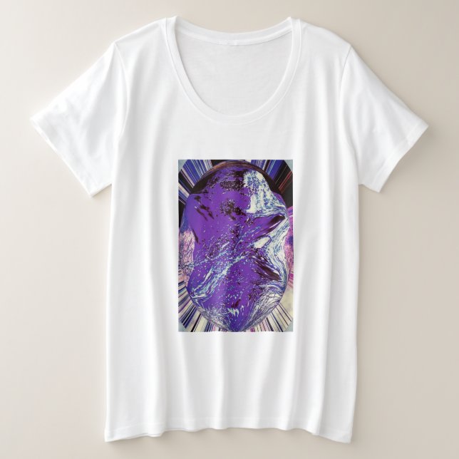 Noël goutte de rosée violette festive (Design devant)