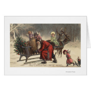 Noël GreetingSanta et Sleigh