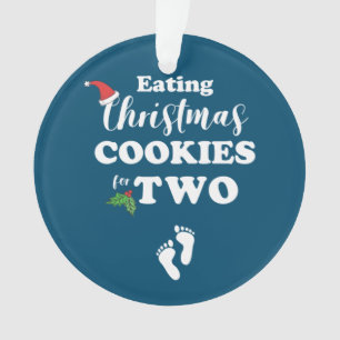 Noël Grossesse Maman à être Noël Manger des cookie
