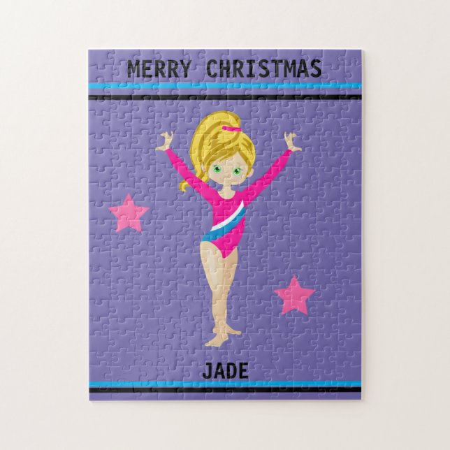 NOËL GYMNASTIQUE PUZZLE POUR LES FILLES PERSONNALI (Vertical)