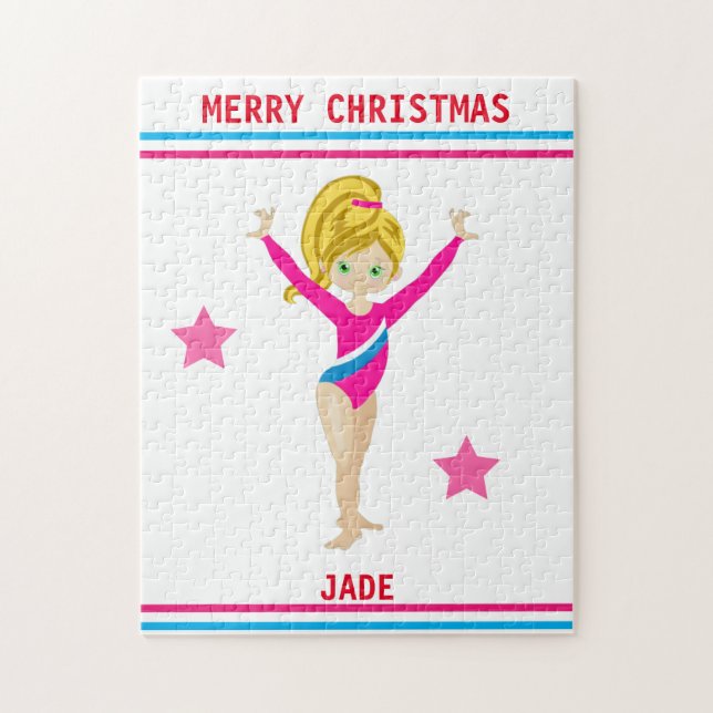 NOËL GYMNASTIQUE PUZZLE POUR LES FILLES PERSONNALI (Vertical)