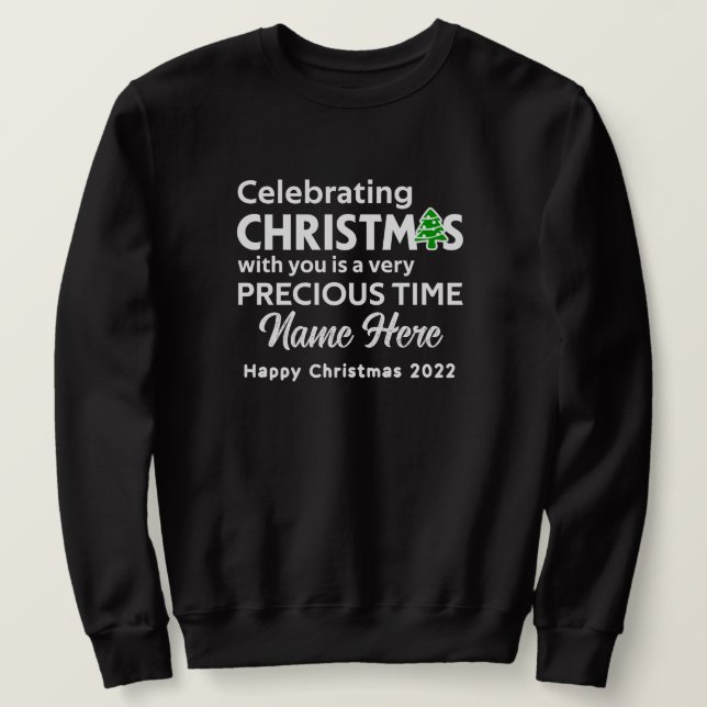 Noël Hommes Sweatshirt ALCM201 (Design devant)