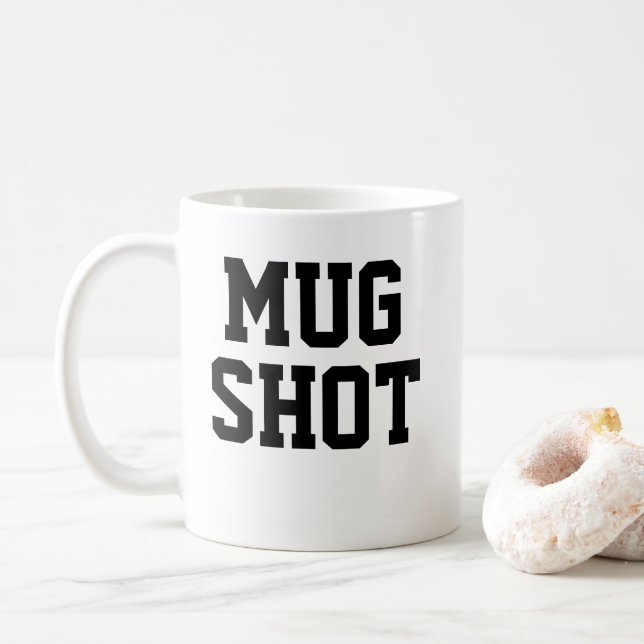 Noël Idée actuelle drôle Nouveauté MUG SHOT (Avec donut)