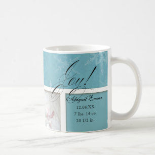 Noël Joy Nouveau bébé Nouveau-né Photo Mug