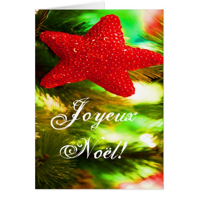 Noël Joyeux Noel Rouge Noël Star III (Devant)