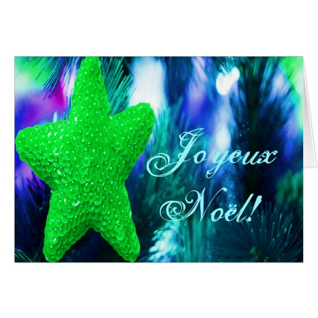 Noël Joyeux Noel Vert Noël Star III (Devant horizontal)
