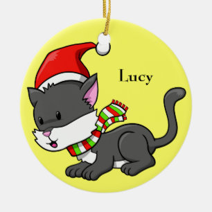 Noël Kitty "Lucy" Ornement