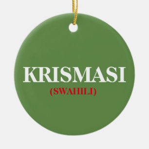 Noël Krismasi Ornement de Noël Africain