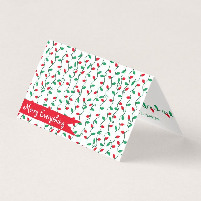 Noël Light Stripes l Salutation de Noël (Front)