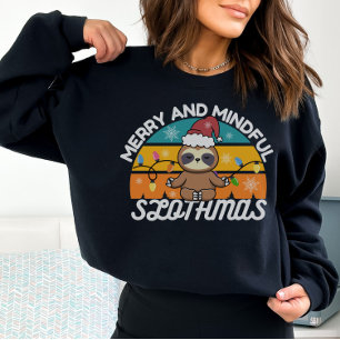 Noël mignonne Sloth Sweatshirt de jeu de mots