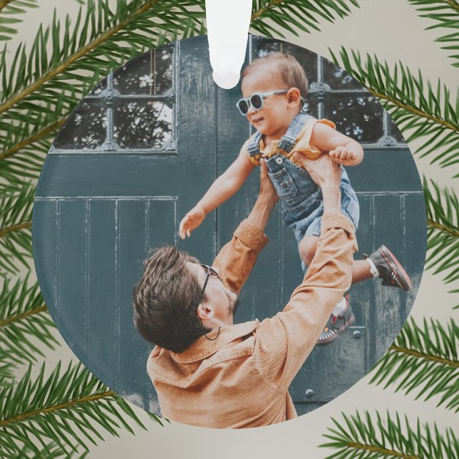 Noël minimal | Joyeux et lumineux Olive photo (Créateur téléchargé)