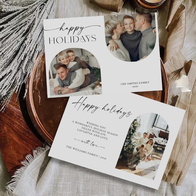 Noël minimaliste avec carte photo (Créateur téléchargé)