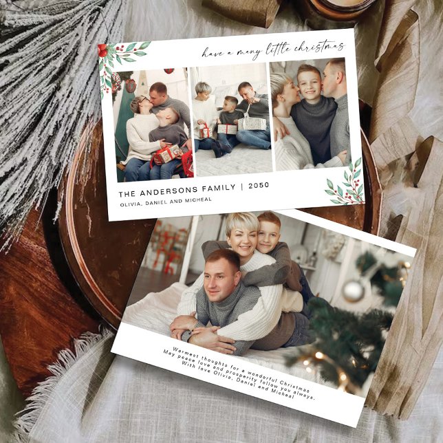 Noël minimaliste avec Carte photo (Créateur téléchargé)