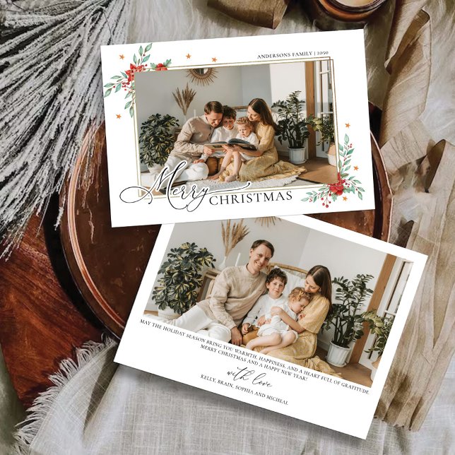 Noël minimaliste avec Carte photo (Créateur téléchargé)