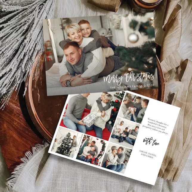 Noël minimaliste avec carte photo (Créateur téléchargé)