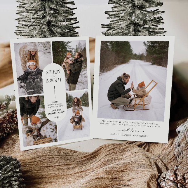 Noël minimaliste avec Carte photo (Créateur téléchargé)